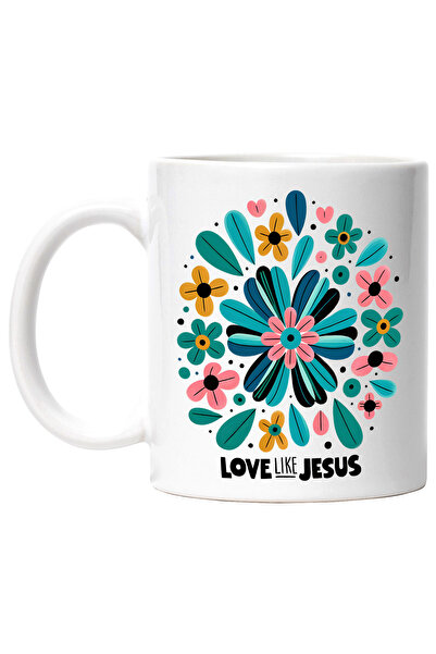 StoryGift Romania Cana cu mesajul "Love like Jesus", religie, ilustratie, cre...