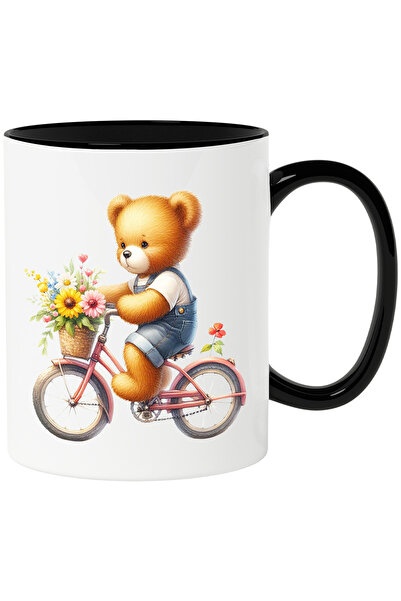 StoryGift Romania Cana cu un ursulet de plus care merge cu bicicleta | plimba...