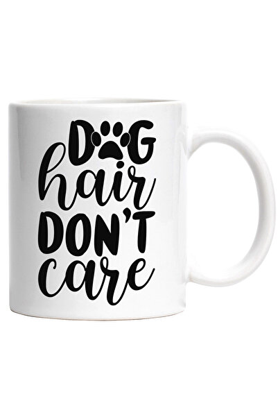 StoryGift Romania Cana cu labuta si textul "Dog hair don't care" - parului de...