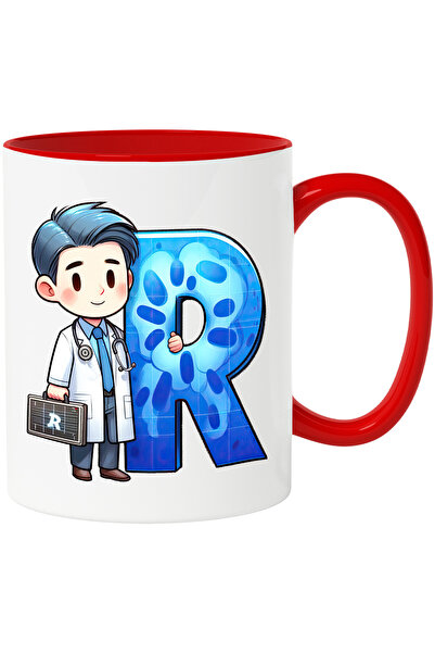 StoryGift Romania Cana cu un doctor care tine litera "R" | ilustratie | trusa...
