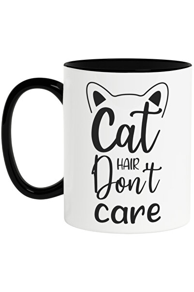 StoryGift Romania Cana cu urechiuse de pisica si cu textul "Cat hair don't ca...