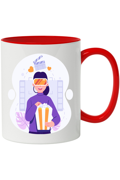 StoryGift Romania Cana Cu VR, Film, Cinematografie, Popcorn, Inimi, Multicolo...