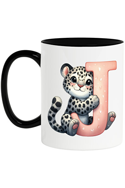StoryGift Romania Cana cu un jaguar cu litera "J", ilustratie, pentru copii, ...
