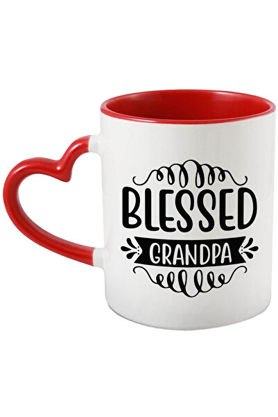 StoryGift Romania Cana cu textul "Blessed grandpa" - bunic binecuvantat cu Ma...