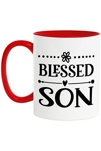 StoryGift Romania Cana cu textul in engleza "Blessed son" - fiu binecuvantat ...