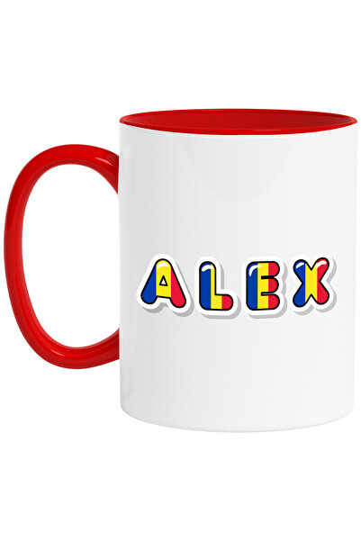 StoryGift Romania Cana Cu Numele Alex, Romania, Suporter, Steagul Romaniei, P...