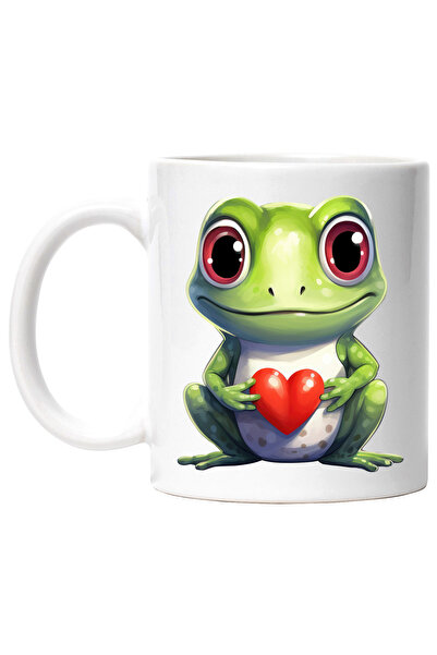 StoryGift Romania Cana cu o broscuta care tine o inimioara in brate | cadou |...