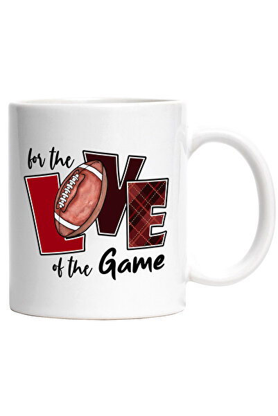 StoryGift Romania Cana cu o minge de fotbal american cu mesajul "For the Love...