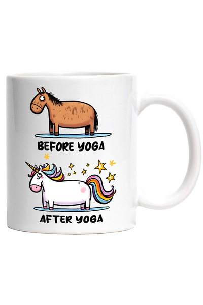 StoryGift Romania Cana cu un cal care se transforma in unicorn cu mesajul "Be...