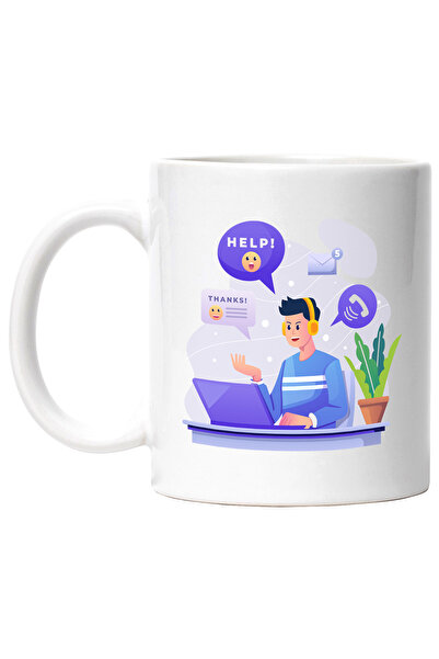 StoryGift Romania Cana Cu Suport Tehnic, Laptop, Telefon, Casti, Multicolor 3...