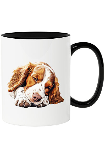 StoryGift Romania Cana cu un catel aproape adormit | ilustratie | somnoros | ...