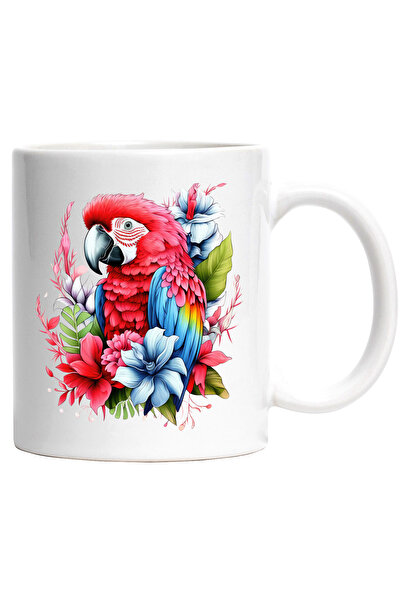 StoryGift Romania Cana cu un papagal in natura | ilustratie | abstract | pasa...