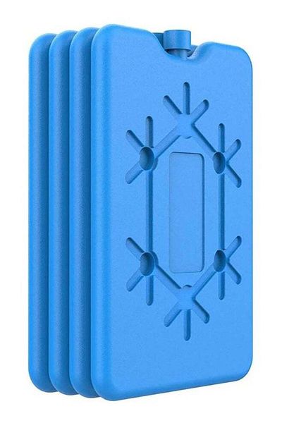 COOYA 4PCS Ice Packs for Lunch Box,Reusable,Ultra-Thin,Keep Food Fresh & Cold in Lunch Boxes,16.5x11x1.5cm