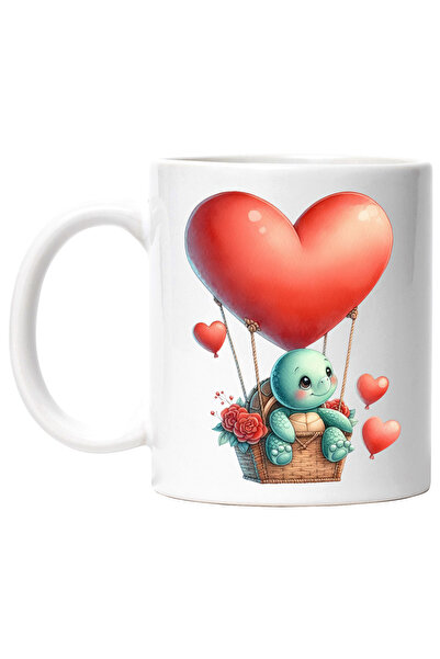 StoryGift Romania Cana cu o broasca testoasa care calatoreste cu un balon cu ...