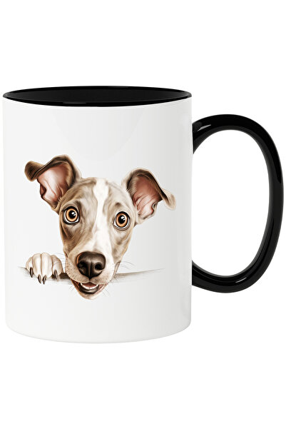 StoryGift Romania Cana cu un caine uimit | ilustratie | se uita surprins | pe...