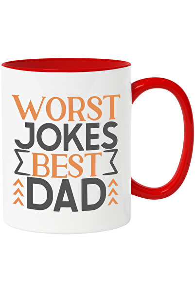 StoryGift Romania Cana Cu Text Cele mai Rele Glume, Cel mai bun Tata,,Ceramic...