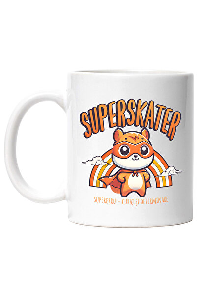 StoryGift Romania Cana Super Skater SuperErou, Curaj si Determinare, 330ml, C...
