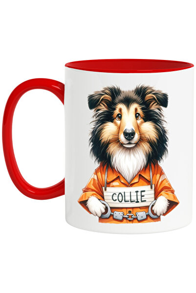 StoryGift Romania Cana cu un caine Collie la inchisoare, ilustratie, catuse, ...