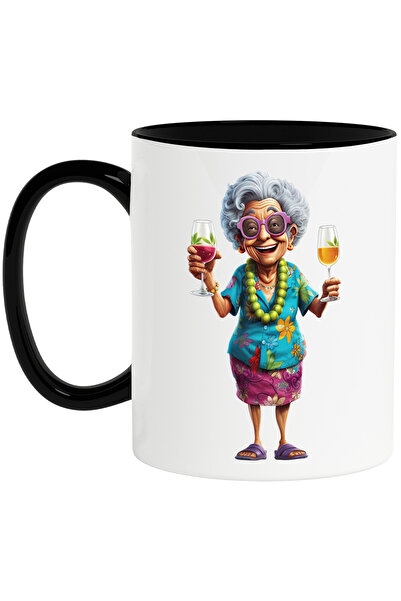 StoryGift Romania Cana cu o bunicuta vesela | ilustratie | in Hawaii | tine 2...