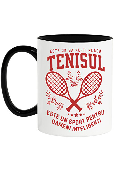 StoryGift Romania Cana cu Rachete Tenis Iubitorii De Sport Sanatate Text In L...