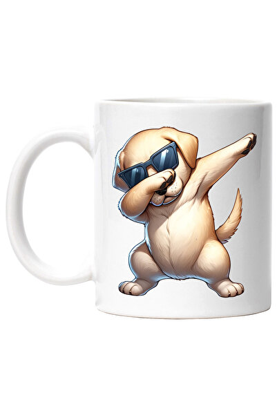 StoryGift Romania Cana cu un catelus cu ochelari de soare | ilustratie | dans...