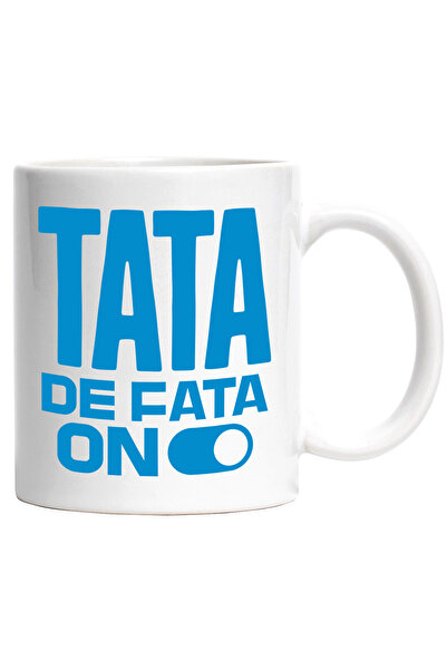 StoryGift Romania Cana cu Buton OF ON Iubire Text tataDe Fata Familie Dragost...