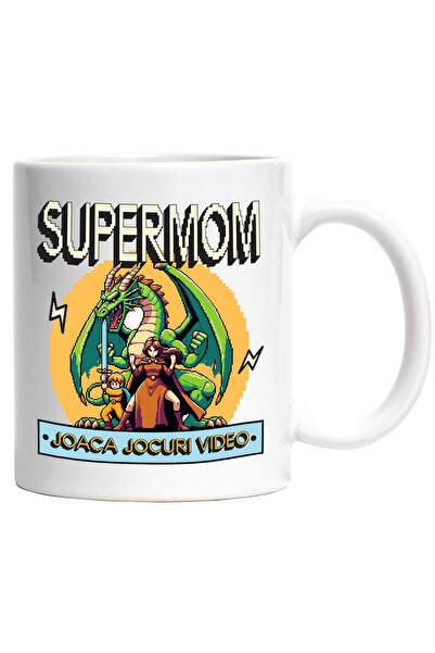 StoryGift Romania Cana cu Dragon Jocuri Video Cu Luptatoare razboinica SuperM...