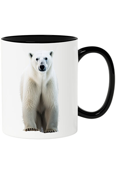 StoryGift Romania Cana cu Portret Urs Polar, Urs polar Mare, Urs polar in Nat...