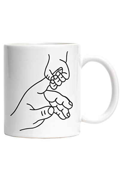 StoryGift Romania Cana Cu Desen Mana Mica care tine Degetul unei Maini Mari, ...