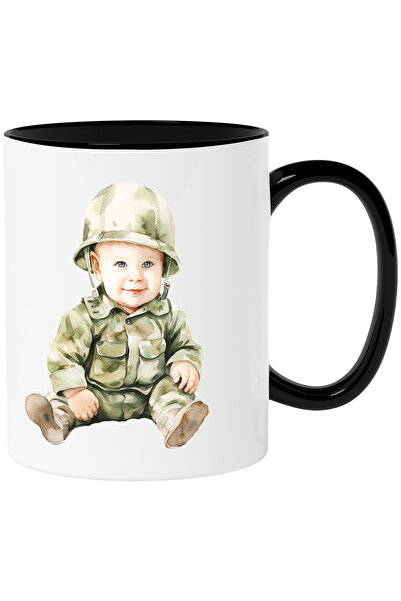 StoryGift Romania Cana cu un copilas in costum de soldat | ilustratie | antre...