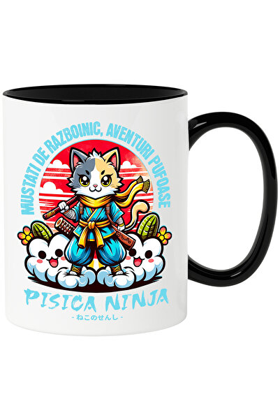 StoryGift Romania Cana Pisica Ninja - Mustati de Razboinic, Aventuri Pufoase,...