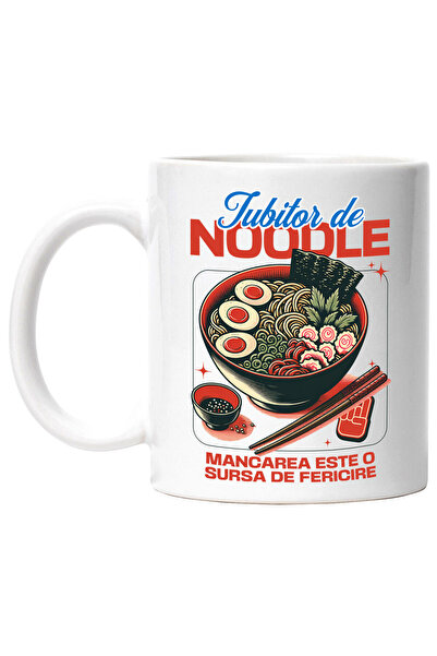 StoryGift Romania Cana cu Iubitorii De Mancare asiatica Bol Supa Ramen Cu Ou ...