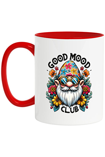 StoryGift Romania Cana cu mesajul "Good mood, club", stilul hippie, cultura, ...