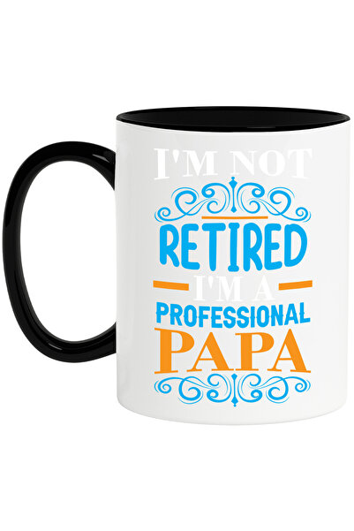 StoryGift Romania Cana cu mesajul "I'm not retired, I'm a professional papa" ...