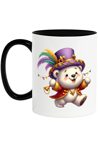 StoryGift Romania Cana cu un ursulet alb care e la circ | ilustratie | palari...