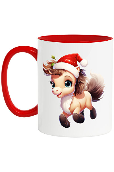 StoryGift Romania Cana cu un ponei cu caciula de Craciun | ilustratie | sarba...