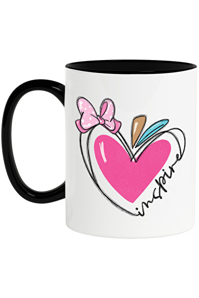 StoryGift Romania Cana cu mesajul "Inspire", ilustratie, scoala, elevi, stude...