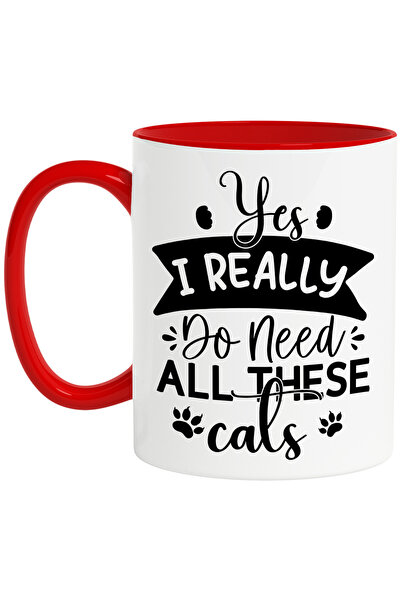 StoryGift Romania Cana pentru iubitorii de pisici cu mesajul "Da, chiar am ne...