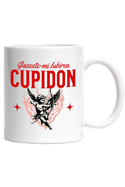 StoryGift Romania Cana cu Cupidon Inger In Aer Text Gaseste-mi Iubirea Cupido...