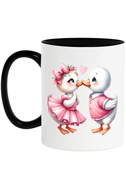 StoryGift Romania Cana cu o rata si un ratoi care se saruta | ilustratie | ap...