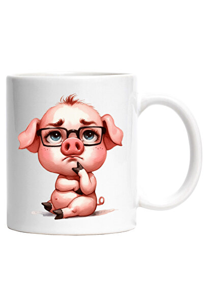 StoryGift Romania Cana cu un porc tocilar | poarta ochelari | sta pe ganduri ...