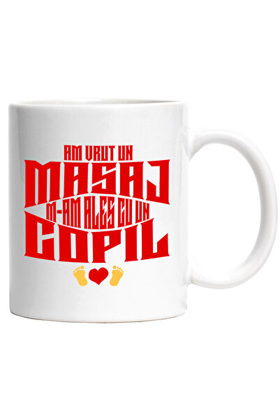 StoryGift Romania Mug with Children Love Feet Heart Text I Wanted a Massage I...