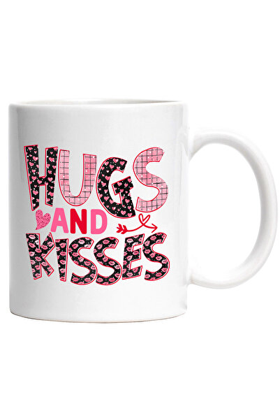 StoryGift Romania Cana cu mesajul "Hugs and Kisses", imbratisari si pupici, V...