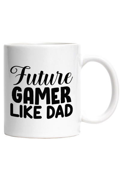 StoryGift Romania Cana cu textul in engleza "Future gamer like dad" - viitor ...