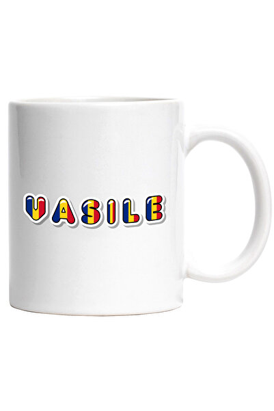 StoryGift Romania Cana Cu Numele Vasile, Romania, Suporter, Steagul Romaniei,...