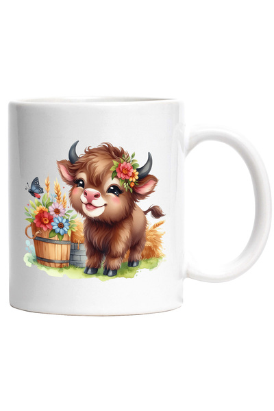 StoryGift Romania Cana cu o femela zimbru vesela | micuta | ilustratie | grau...