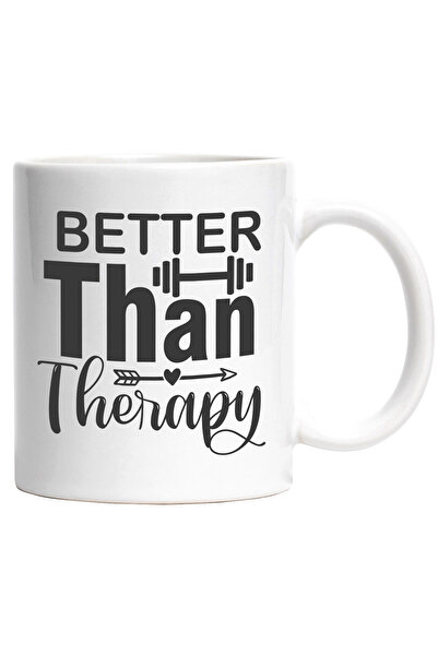 StoryGift Romania Cana cu inimioara si textul "Better than therapy" - mai bun...