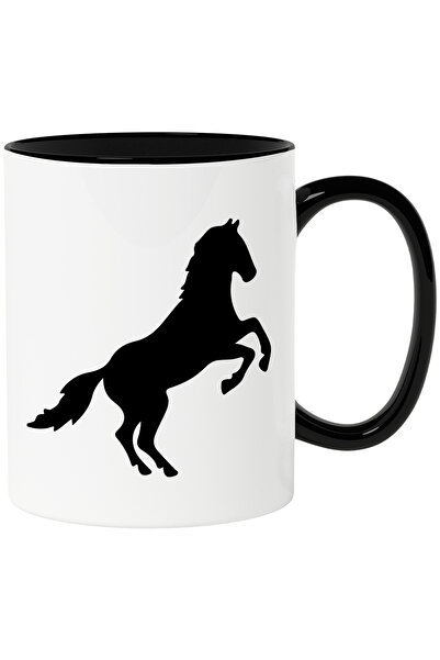 StoryGift Romania Cana cu un cal fericit care s-a ridicat pe picioarele din s...