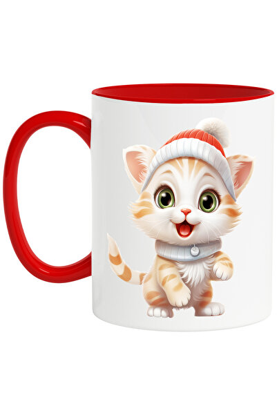 StoryGift Romania Cana cu o pisicuta vesela si uimita | ilustratie | Craciun ...