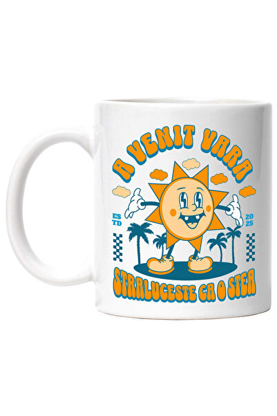 StoryGift Romania Cana cu Soare Vesel stralucitor Text A venit Vara Straluces...